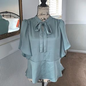CeCe Small Blue Blouse